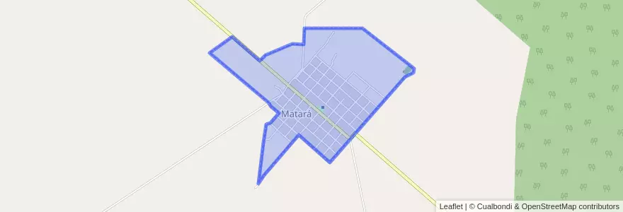 Mapa de ubicacion de Matará.