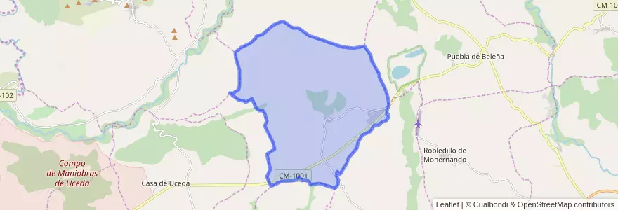 Mapa de ubicacion de Matarrubia.