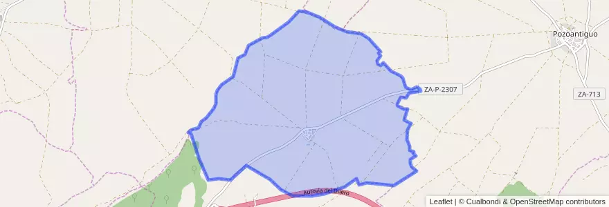 Mapa de ubicacion de Matilla la Seca.