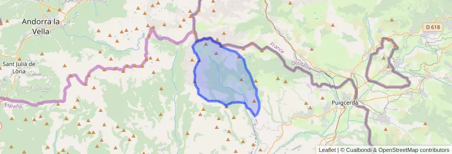 Mapa de ubicacion de Meranges.