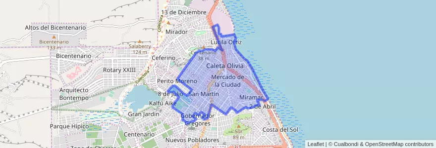 Mapa de ubicacion de Mercado de la Ciudad.