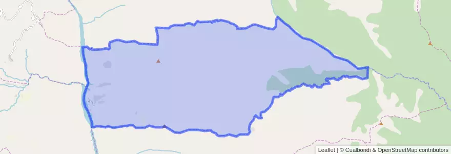Mapa de ubicacion de Mesada.