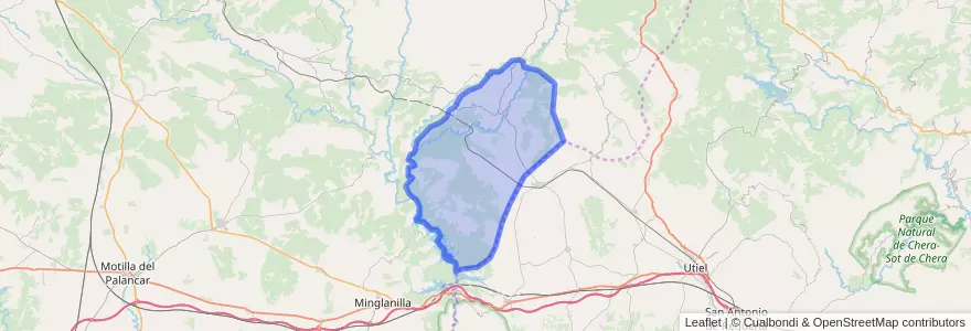 Mapa de ubicacion de Mira.