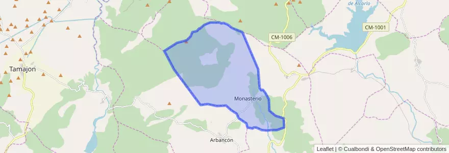 Mapa de ubicacion de Monasterio.