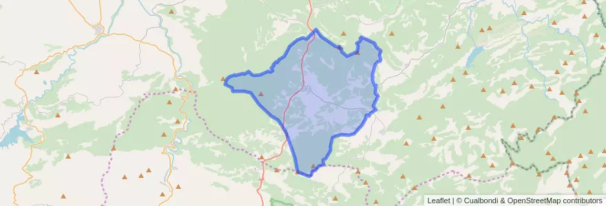 Mapa de ubicacion de Monroyo / Montroig.