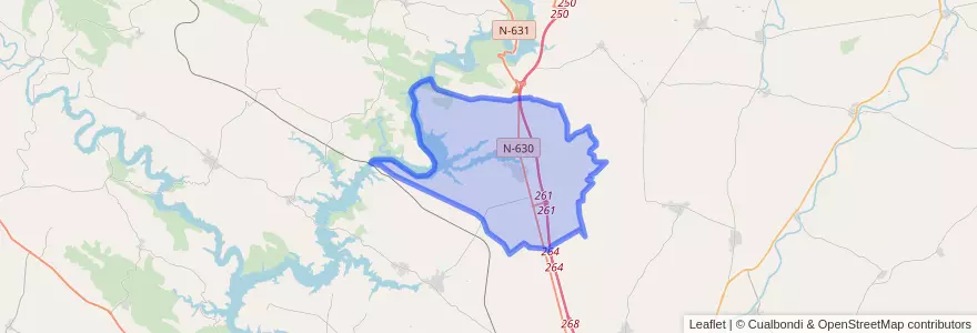 Mapa de ubicacion de Montamarta.