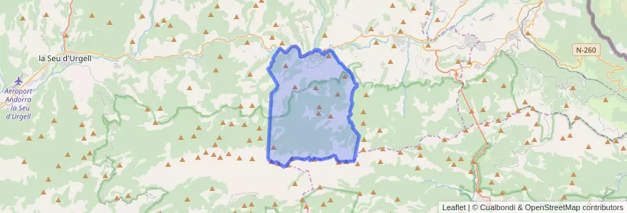 Mapa de ubicacion de Montellà i Martinet.