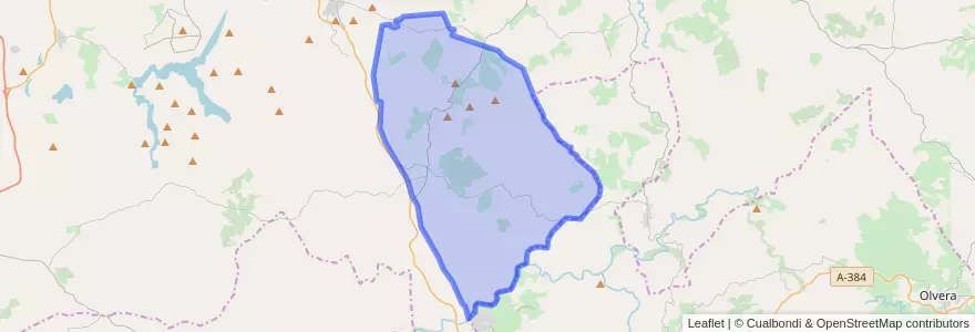 Mapa de ubicacion de Montellano.