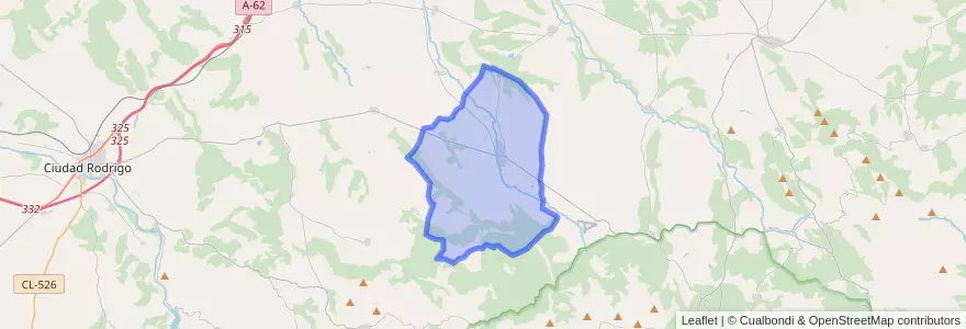 Mapa de ubicacion de Morasverdes.