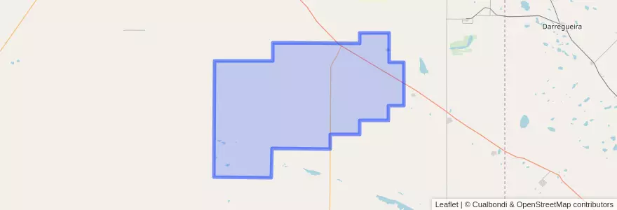 Mapa de ubicacion de Municipio de Abramo.