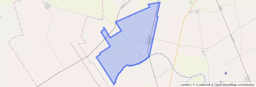 Mapa de ubicacion de Municipio de Acebal.
