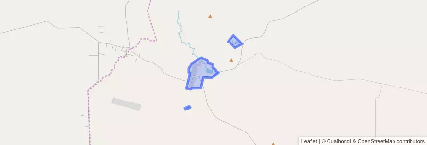 Mapa de ubicacion de Municipio de Achiras.