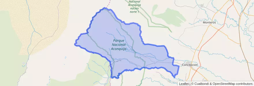 Mapa de ubicacion de Municipio de Alpachiri y El Molino.