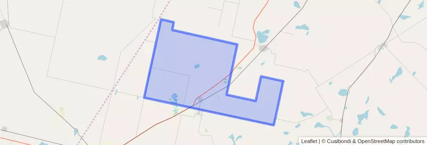 Mapa de ubicacion de Municipio de Amenábar.
