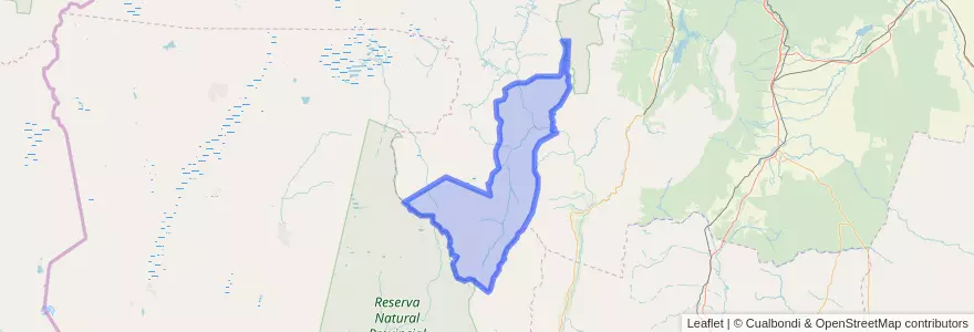 Mapa de ubicacion de Municipio de Angastaco.