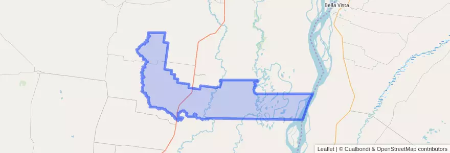 Mapa de ubicacion de Municipio de Arroyo Ceibal.