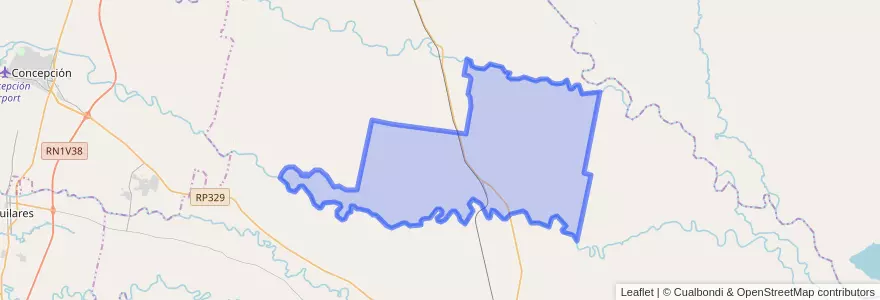 Mapa de ubicacion de Municipio de Atahona.