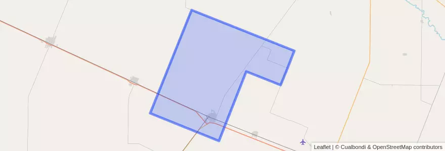 Mapa de ubicacion de Municipio de Avia Terai.