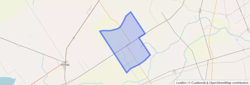 Mapa de ubicacion de Municipio de Bigand.
