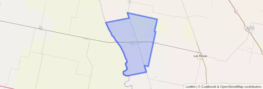 Mapa de ubicacion de Municipio de Bouquet.