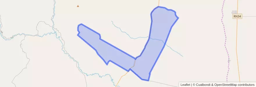 Mapa de ubicacion de Municipio de Burruyacú.