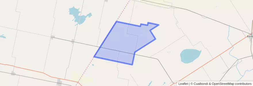 Mapa de ubicacion de Municipio de Cafferata.