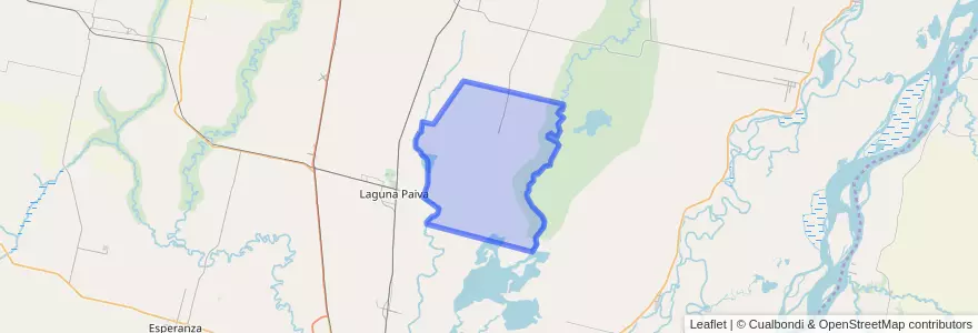 Mapa de ubicacion de Municipio de Campo Andino.