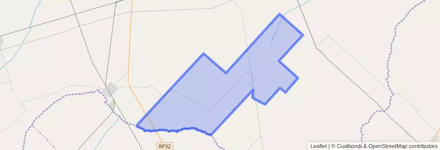 Mapa de ubicacion de Municipio de Cañada Rica.