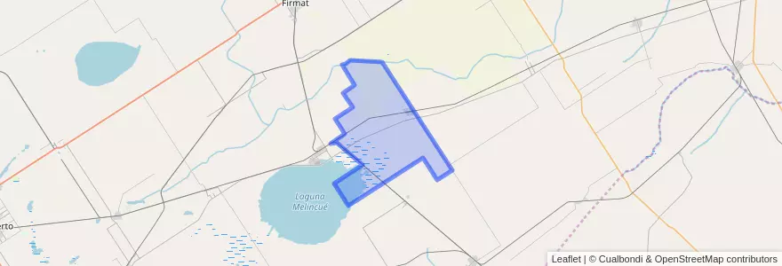 Mapa de ubicacion de Municipio de Carreras.