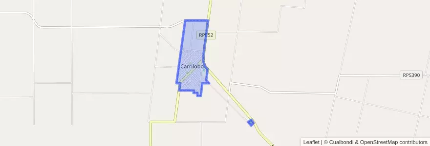 Mapa de ubicacion de Municipio de Carrilobo.