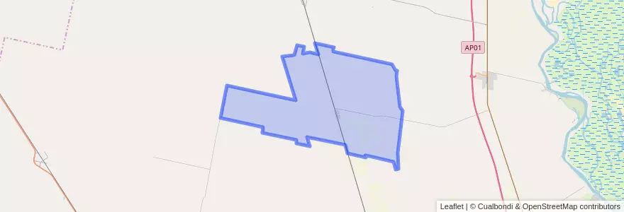 Mapa de ubicacion de Municipio de Casalegno.