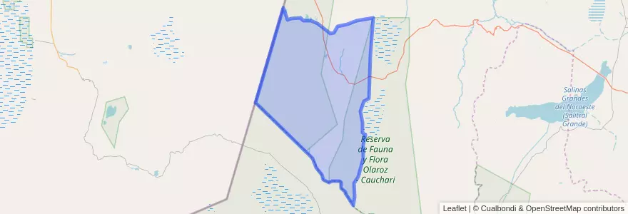 Mapa de ubicacion de Municipio de Catua.