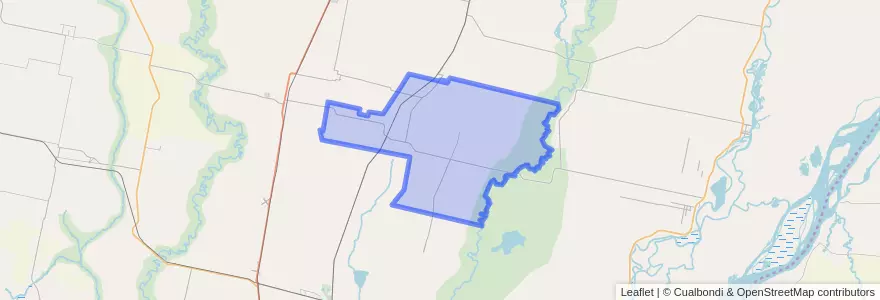 Mapa de ubicacion de Municipio de Cayastacito.