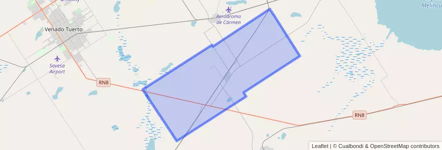 Mapa de ubicacion de Municipio de Chapuy.