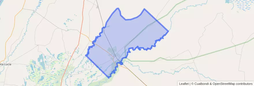 Mapa de ubicacion de Municipio de Chavarría.