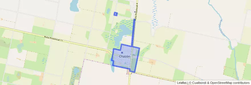 Mapa de ubicacion de Municipio de Chazón.