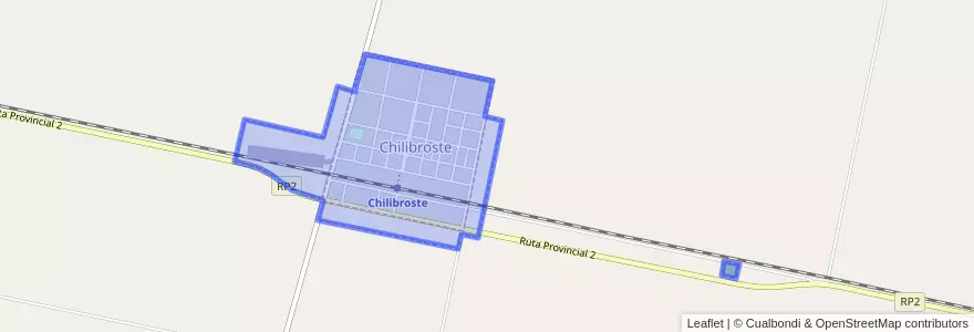 Mapa de ubicacion de Municipio de Chilibroste.