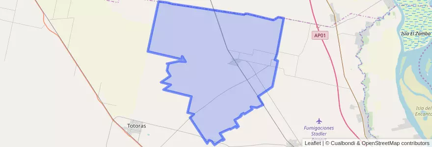 Mapa de ubicacion de Municipio de Clarke.