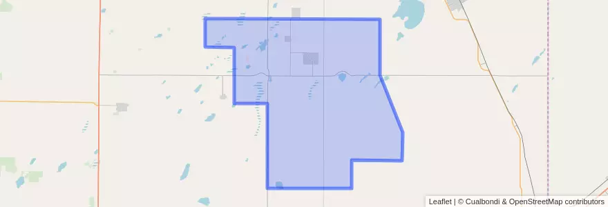 Mapa de ubicacion de Municipio de Colonia Barón.
