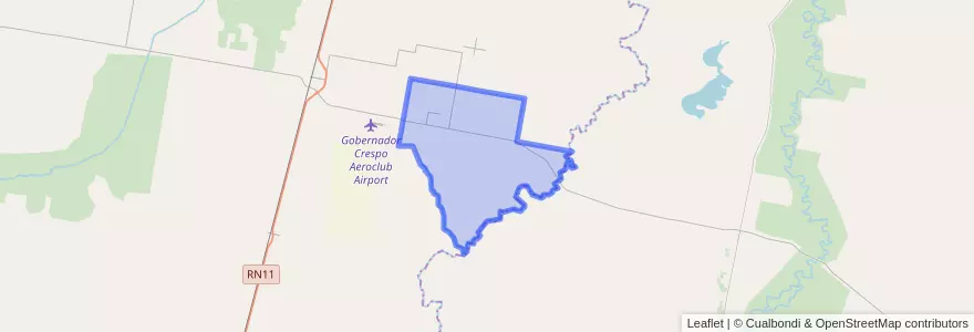 Mapa de ubicacion de Municipio de Colonia Dolores.