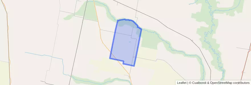 Mapa de ubicacion de Municipio de Colonia La Clara.