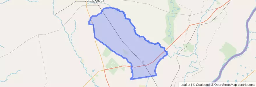 Mapa de ubicacion de Municipio de Colonia Libertad.