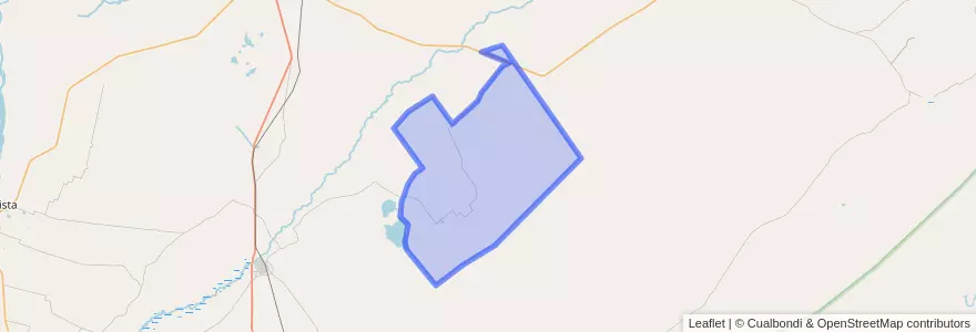 Mapa de ubicacion de Municipio de Colonia Pando.