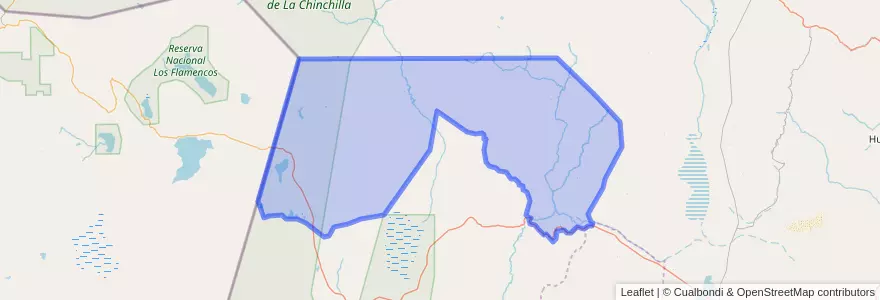 Mapa de ubicacion de Municipio de Coranzulí.