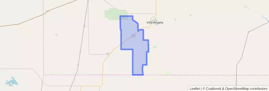 Mapa de ubicacion de Municipio de Coronel Du Graty.