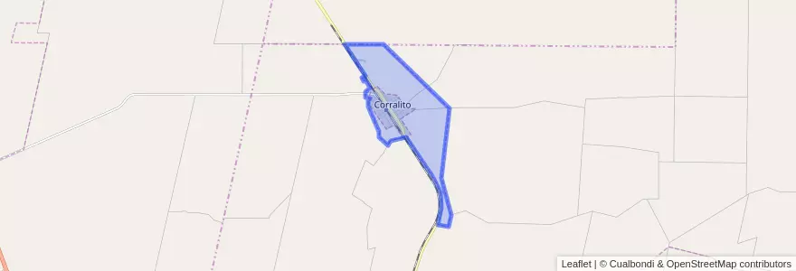 Mapa de ubicacion de Municipio de Corralito.