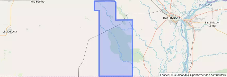 Mapa de ubicacion de Municipio de Cote Lai.