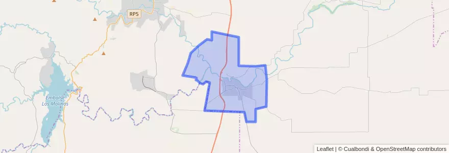Mapa de ubicacion de Municipio de Despeñaderos.