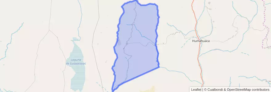 Mapa de ubicacion de Municipio de El Aguilar.