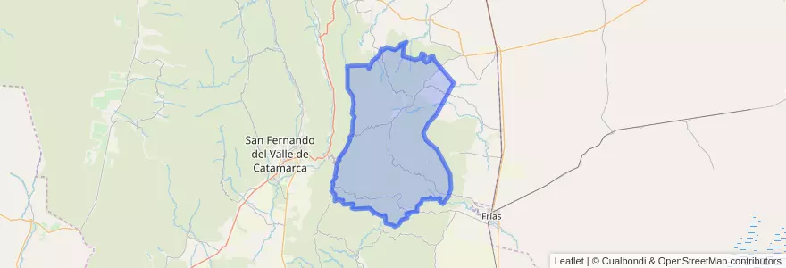 Mapa de ubicacion de Municipio de El Alto.